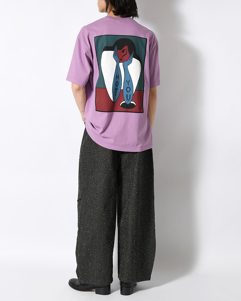 NOT YOU T-SHIRT -PURPLE-