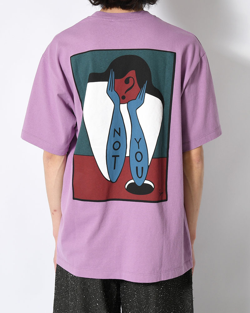 NOT YOU T-SHIRT -PURPLE-