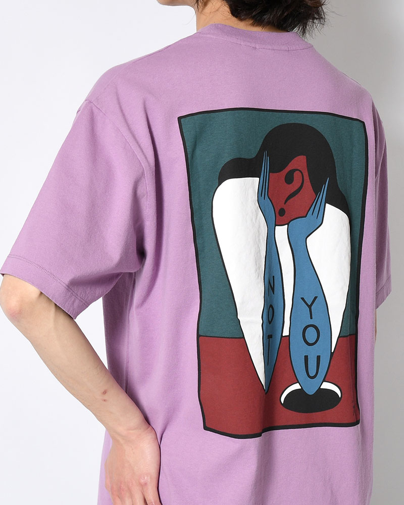 NOT YOU T-SHIRT -PURPLE-