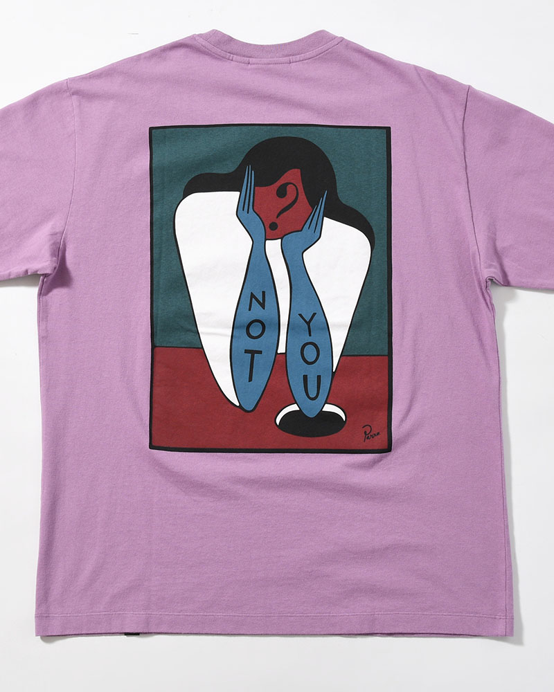 NOT YOU T-SHIRT -PURPLE-