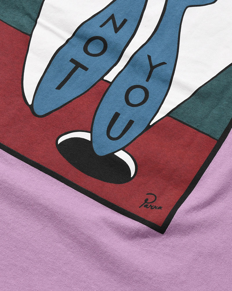 NOT YOU T-SHIRT -PURPLE-