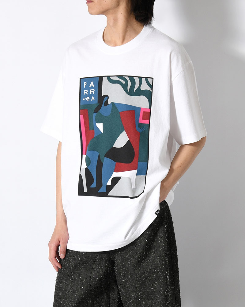 LEAVING NOW T-SHIRT -WHITE-