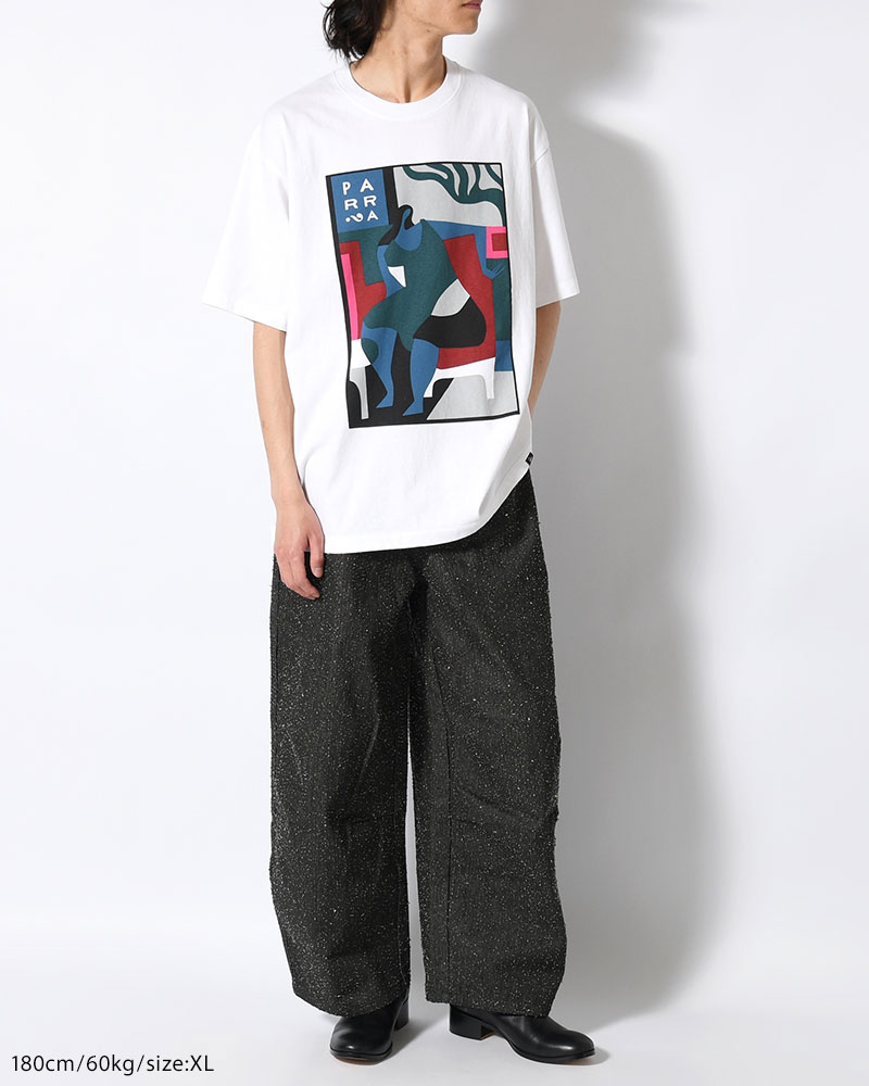 LEAVING NOW T-SHIRT -WHITE-