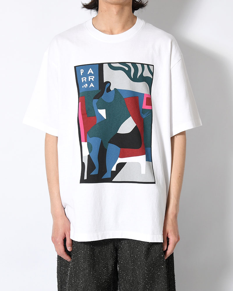 LEAVING NOW T-SHIRT -WHITE-