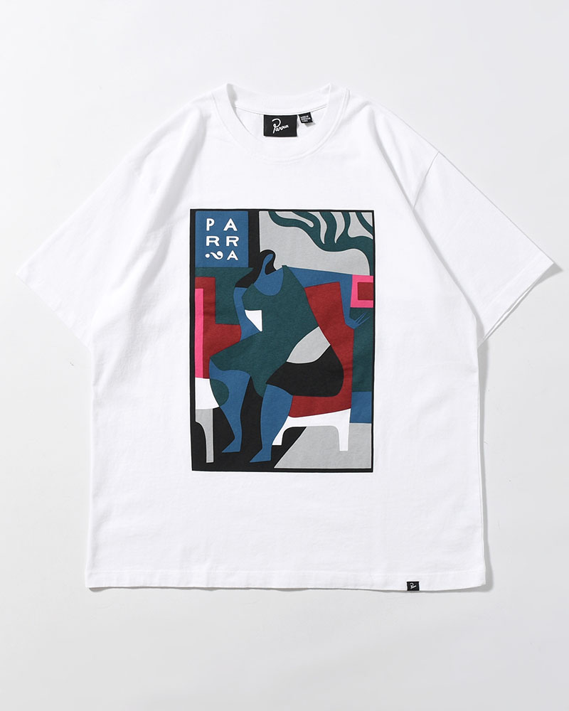 LEAVING NOW T-SHIRT -WHITE-