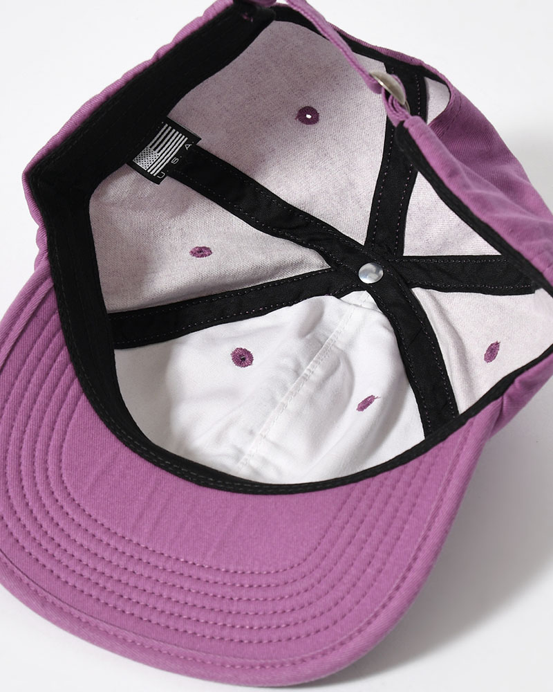 SIGNATURE 6 PANEL HAT -PURPLE-
