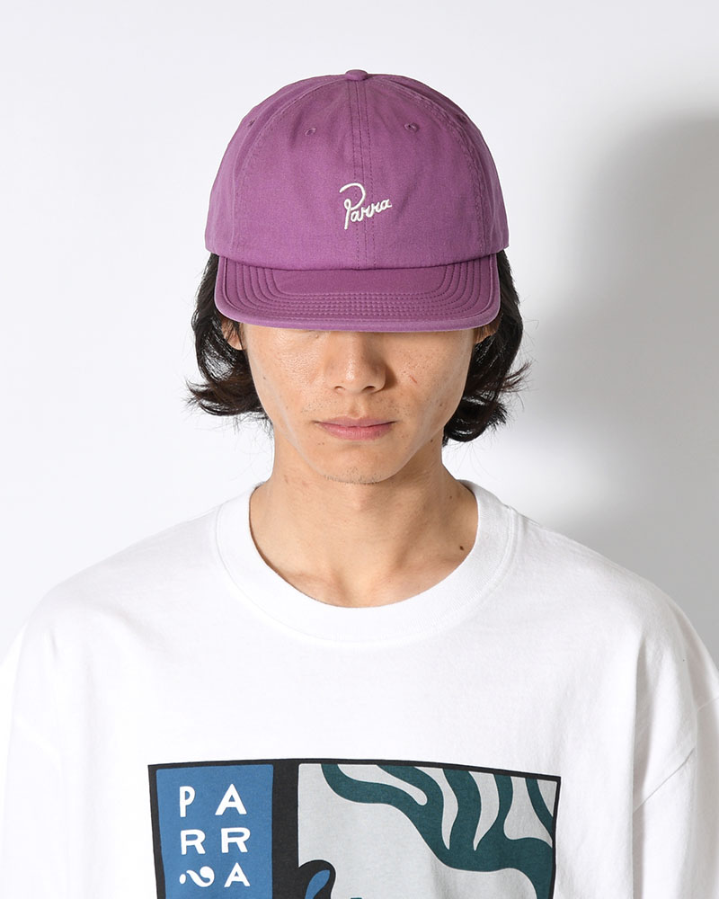 SIGNATURE 6 PANEL HAT -PURPLE-