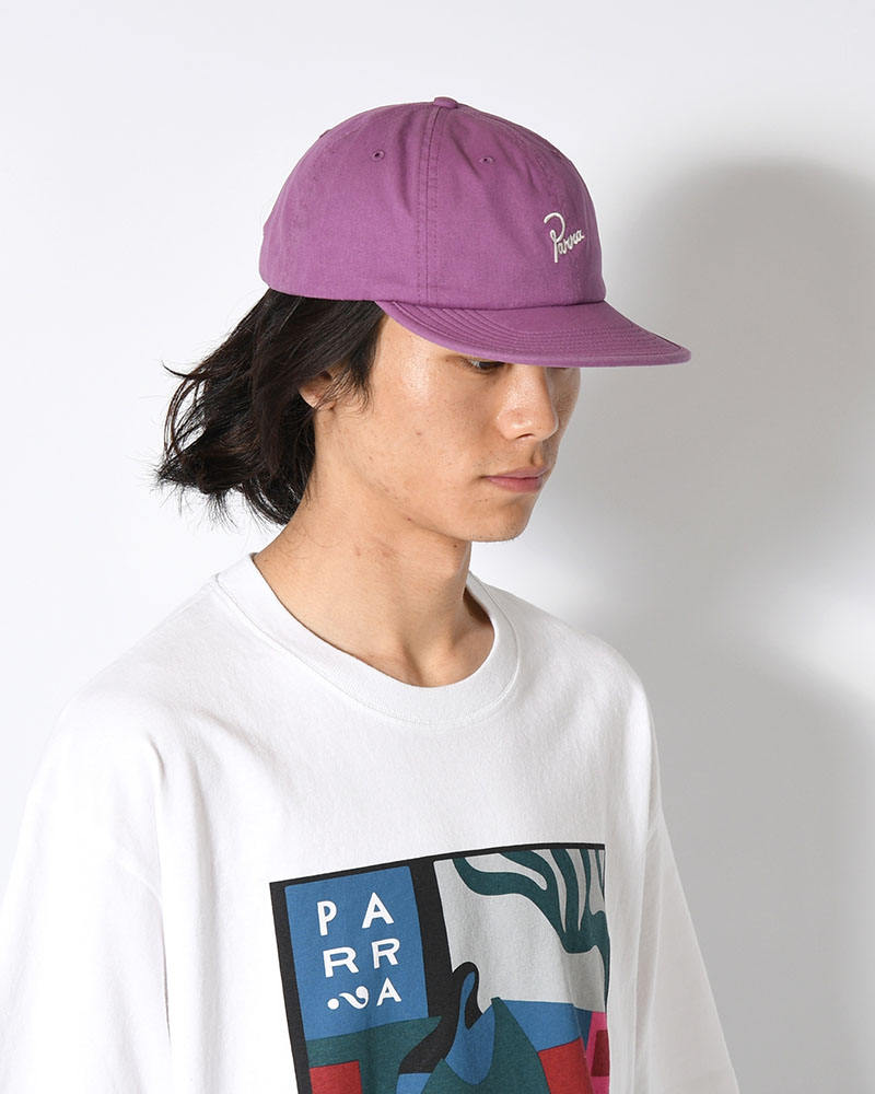 SIGNATURE 6 PANEL HAT -PURPLE-