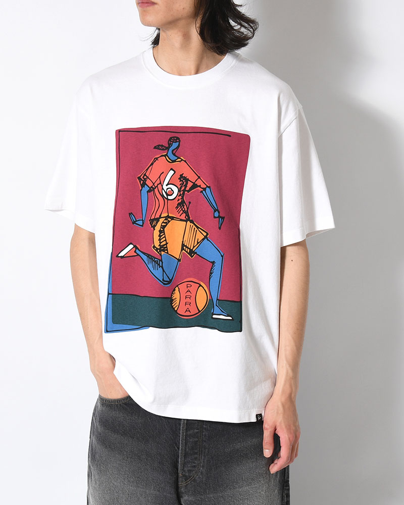 KICKED AROUND T-SHIRT -WHITE-