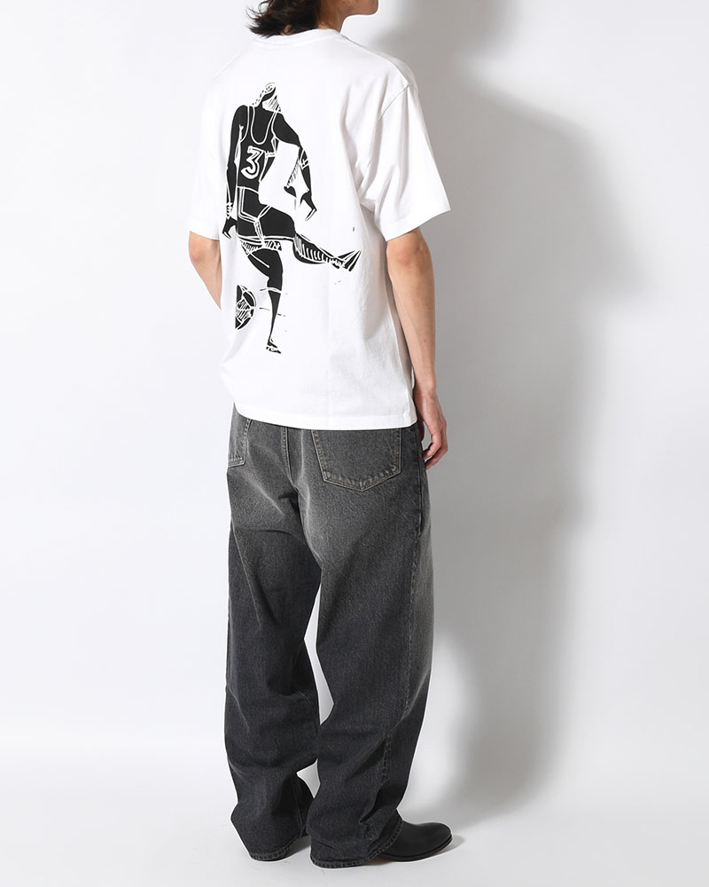 KICKED AROUND T-SHIRT -WHITE-
