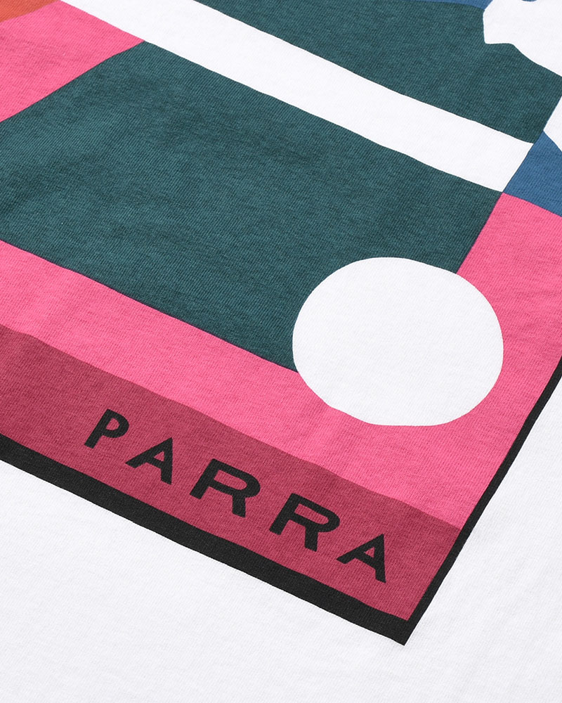 PING PONGED T-SHIRT -WHITE-