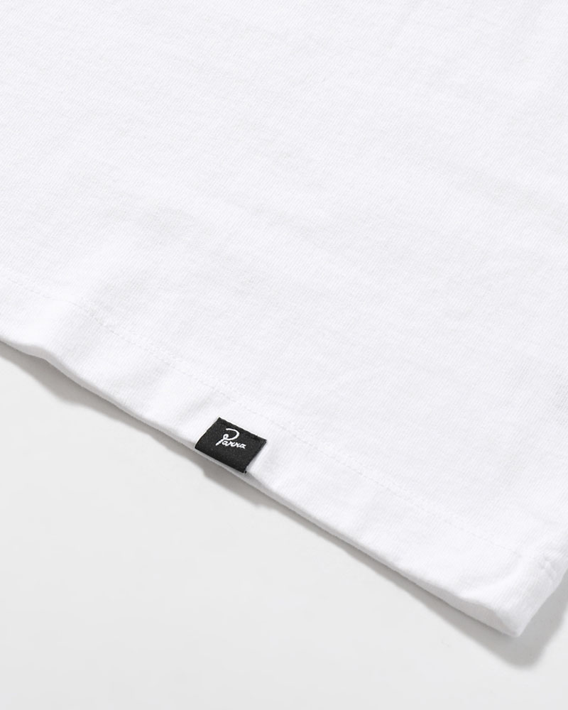 PING PONGED T-SHIRT -WHITE-