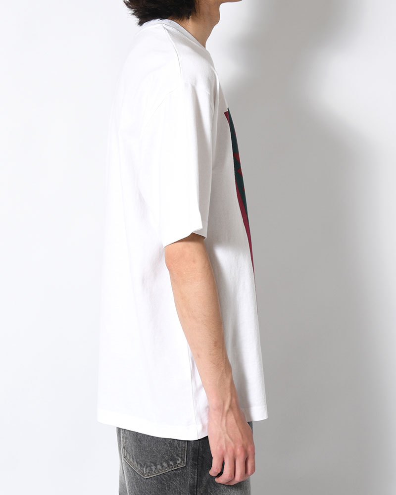 BASEKETBALL T-SHIRT -WHITE-