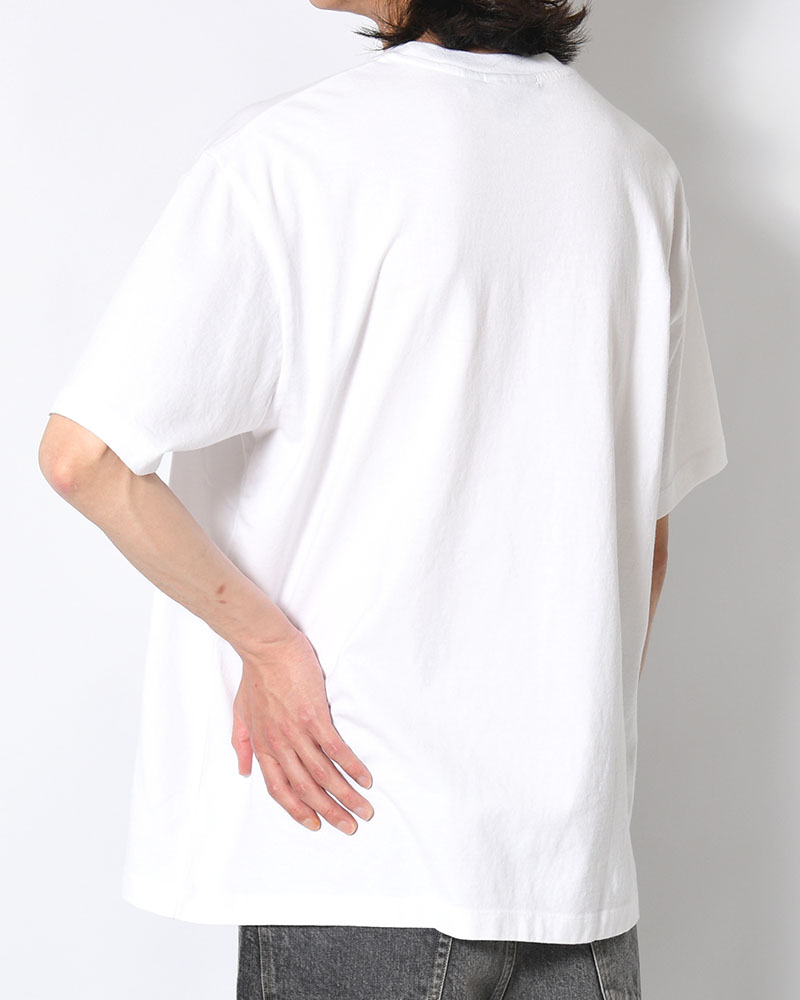 BASEKETBALL T-SHIRT -WHITE-