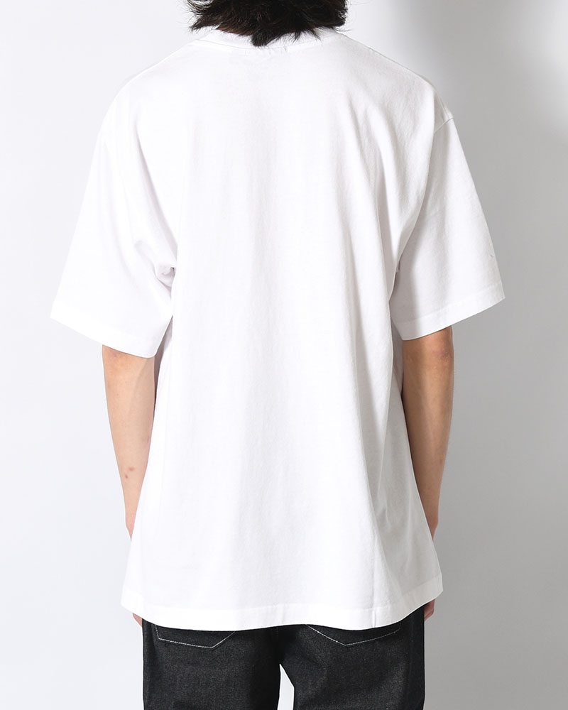 BEAR DOG HAMMER T-SHIRT -WHITE-