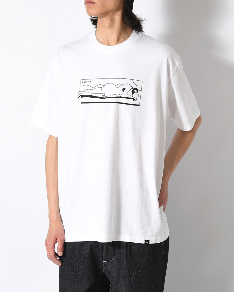 VERTICAL THOUGHTS T-SHIRT -WHITE-