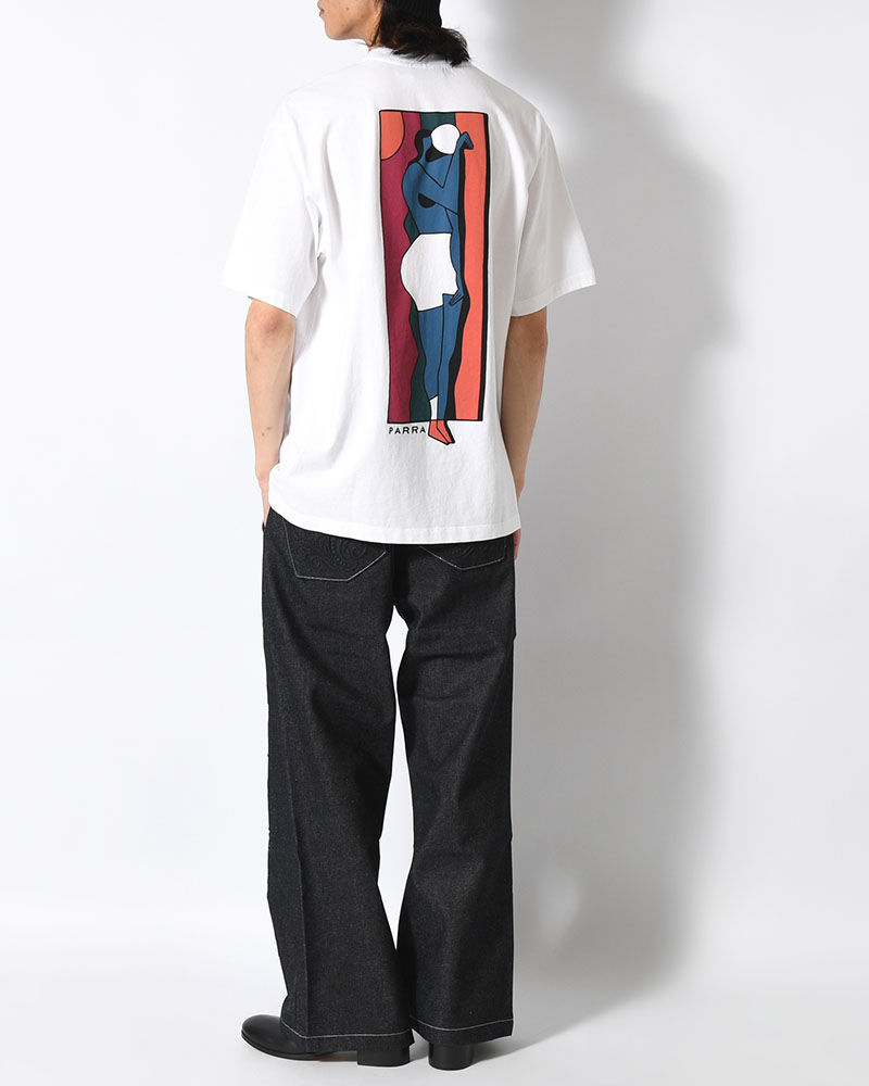 VERTICAL THOUGHTS T-SHIRT -WHITE-