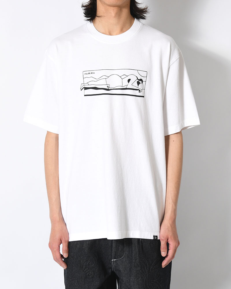 VERTICAL THOUGHTS T-SHIRT -WHITE-