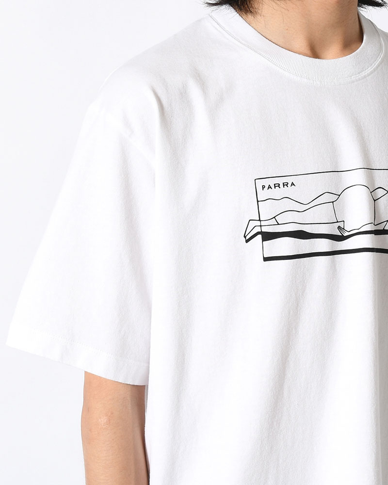 VERTICAL THOUGHTS T-SHIRT -WHITE-