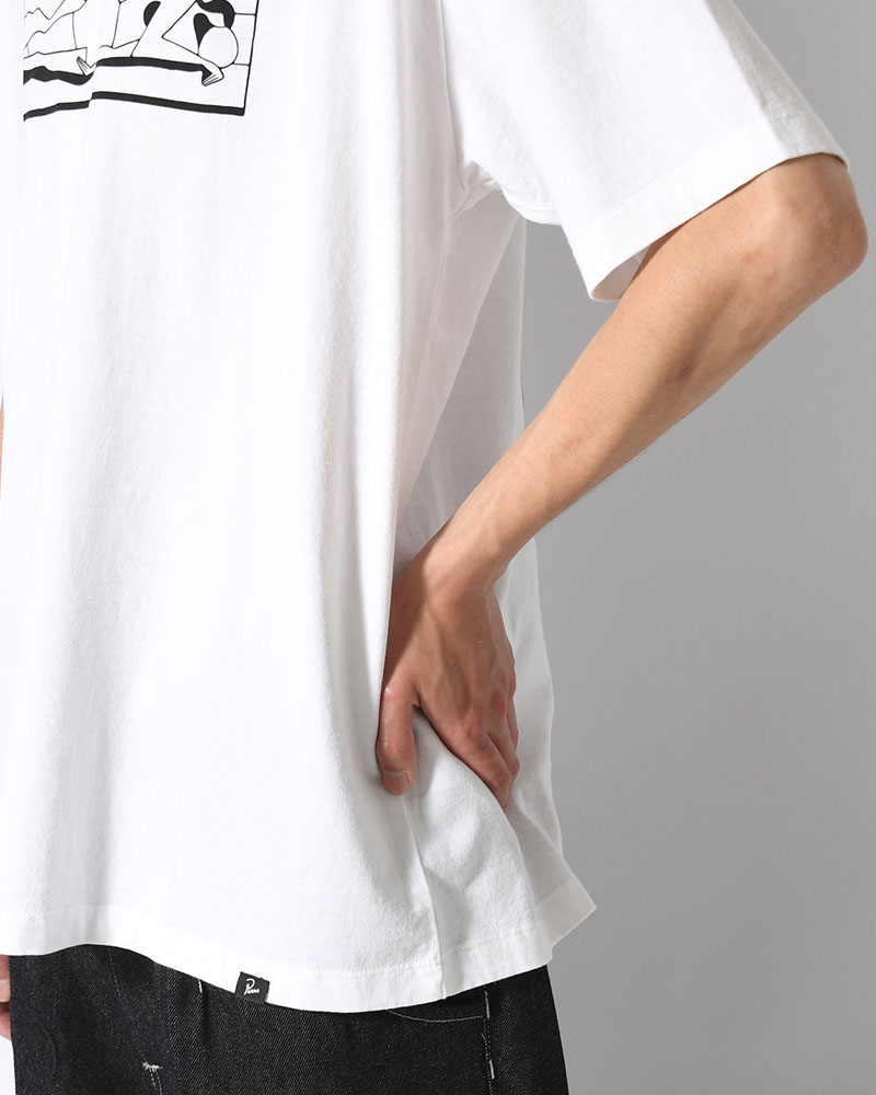 VERTICAL THOUGHTS T-SHIRT -WHITE-