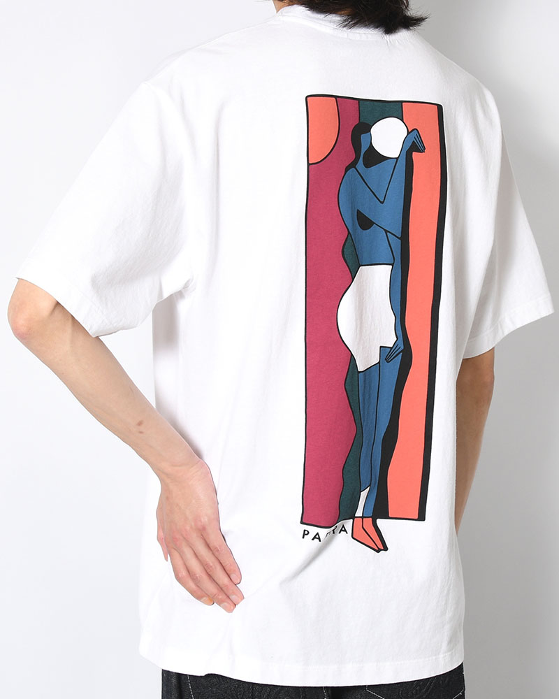 VERTICAL THOUGHTS T-SHIRT -WHITE-