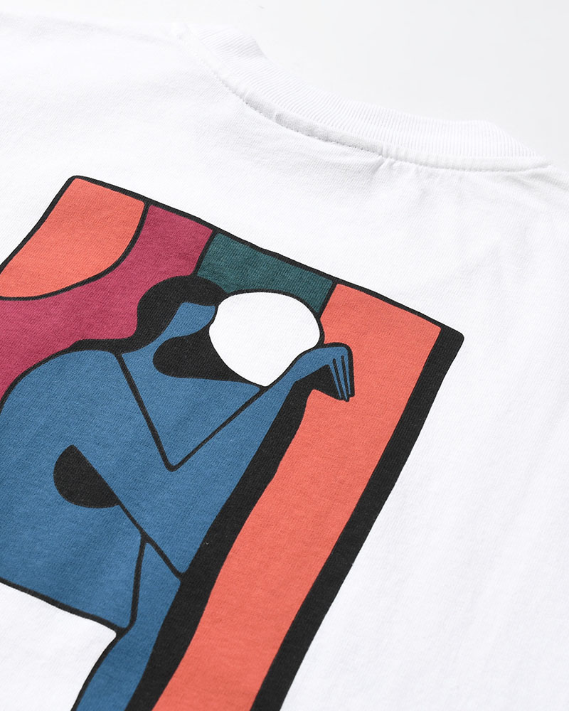 VERTICAL THOUGHTS T-SHIRT -WHITE-