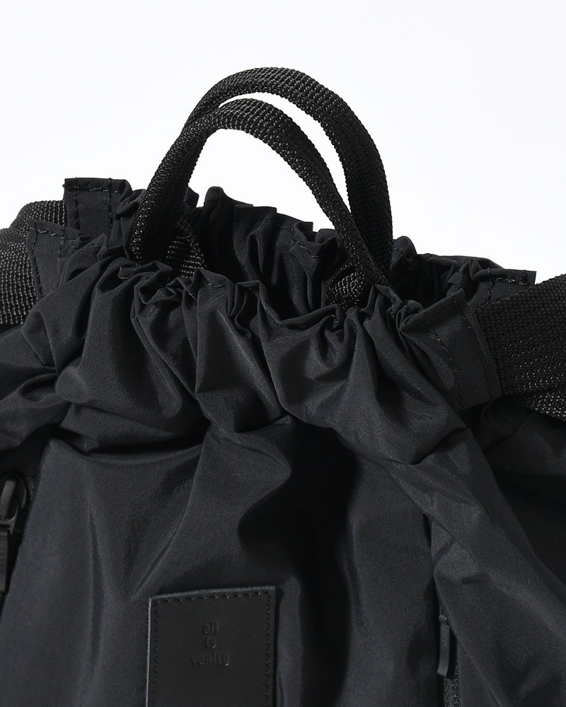 NINJA TEX BACKPACK -BLACK-