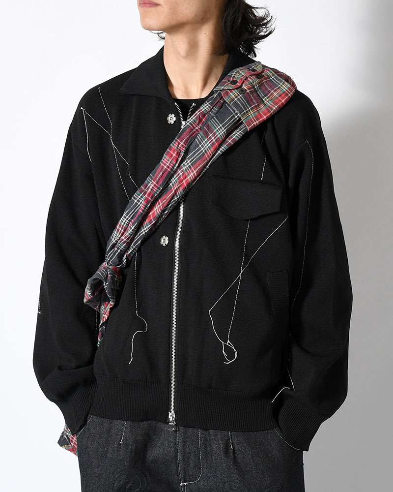 REWORK SHIRTS BAG -Used flannel shirts -TYPE:A-