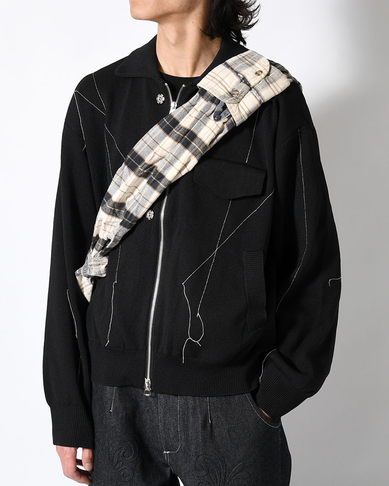 REWORK SHIRTS BAG -Used flannel shirts -TYPE:B-
