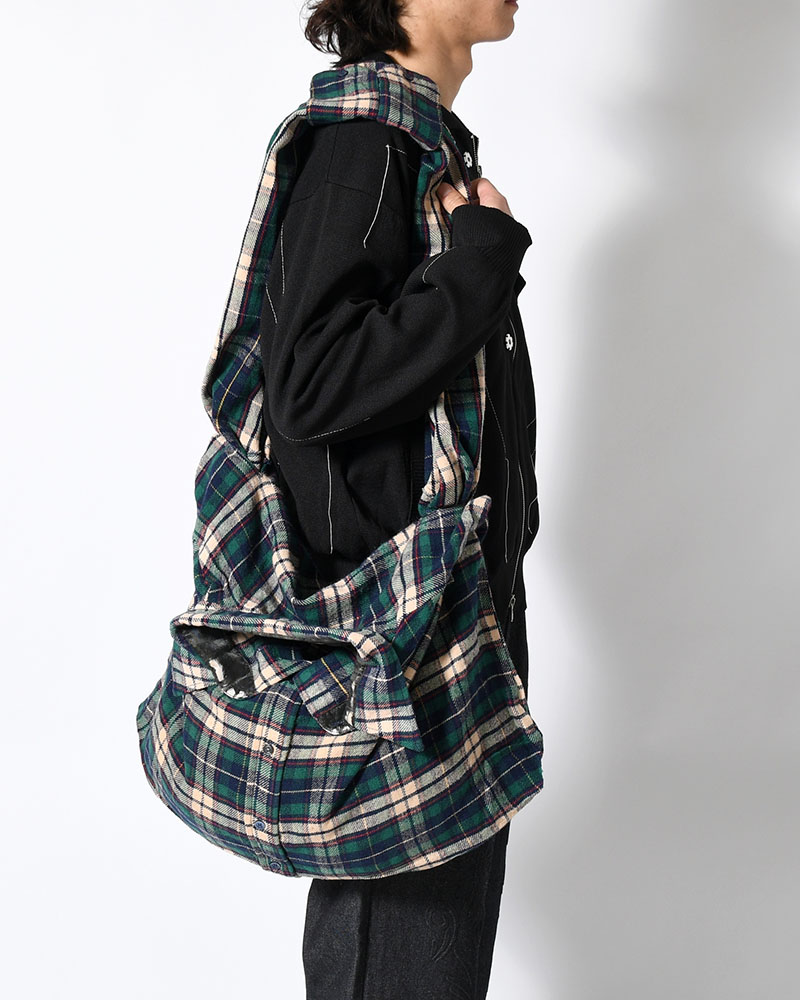 REWORK SHIRTS BAG -Used flannel shirts -TYPE:C-