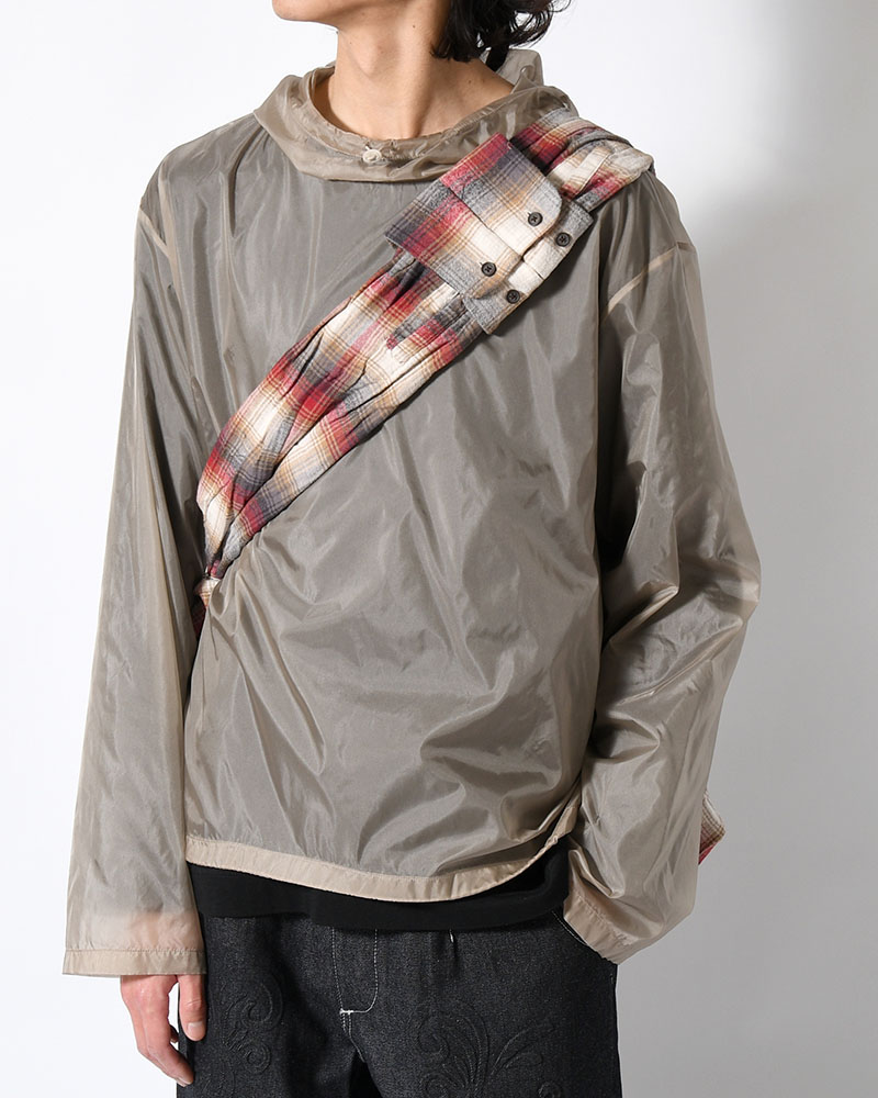 REWORK SHIRTS BAG -Used flannel shirts -TYPE:D-