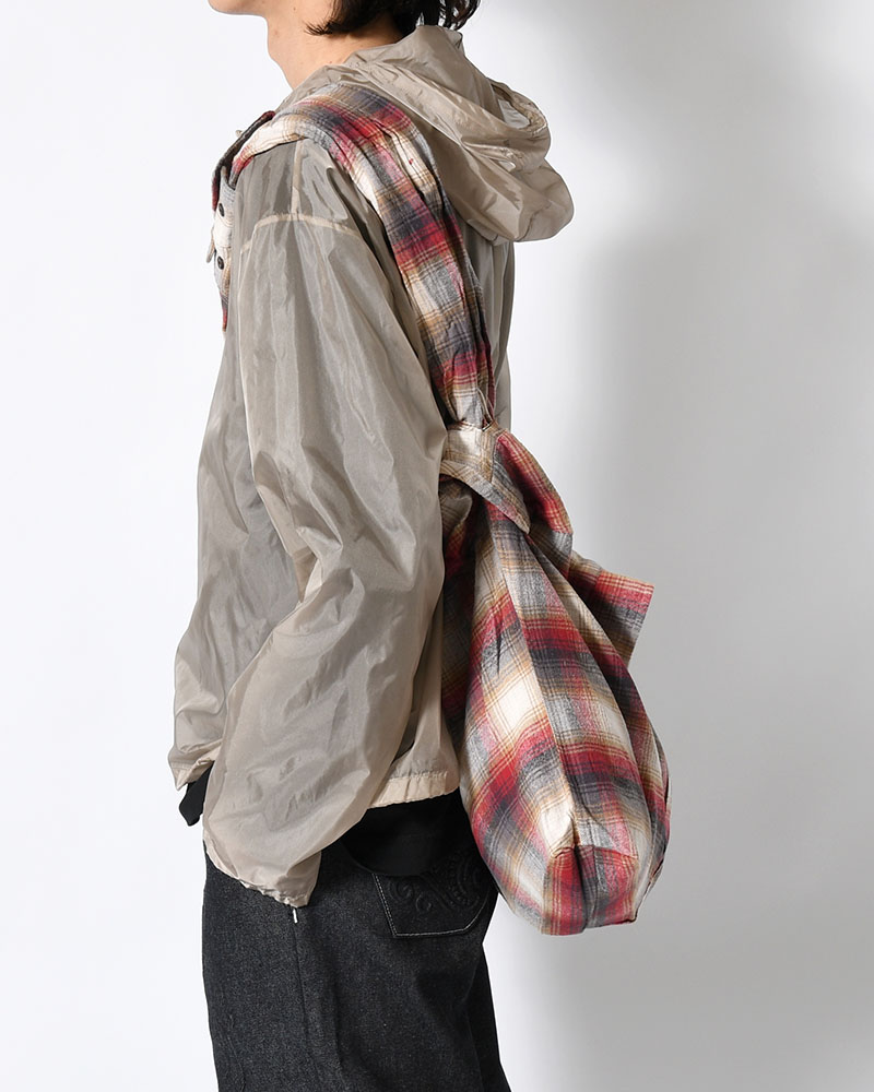 REWORK SHIRTS BAG -Used flannel shirts -TYPE:D-