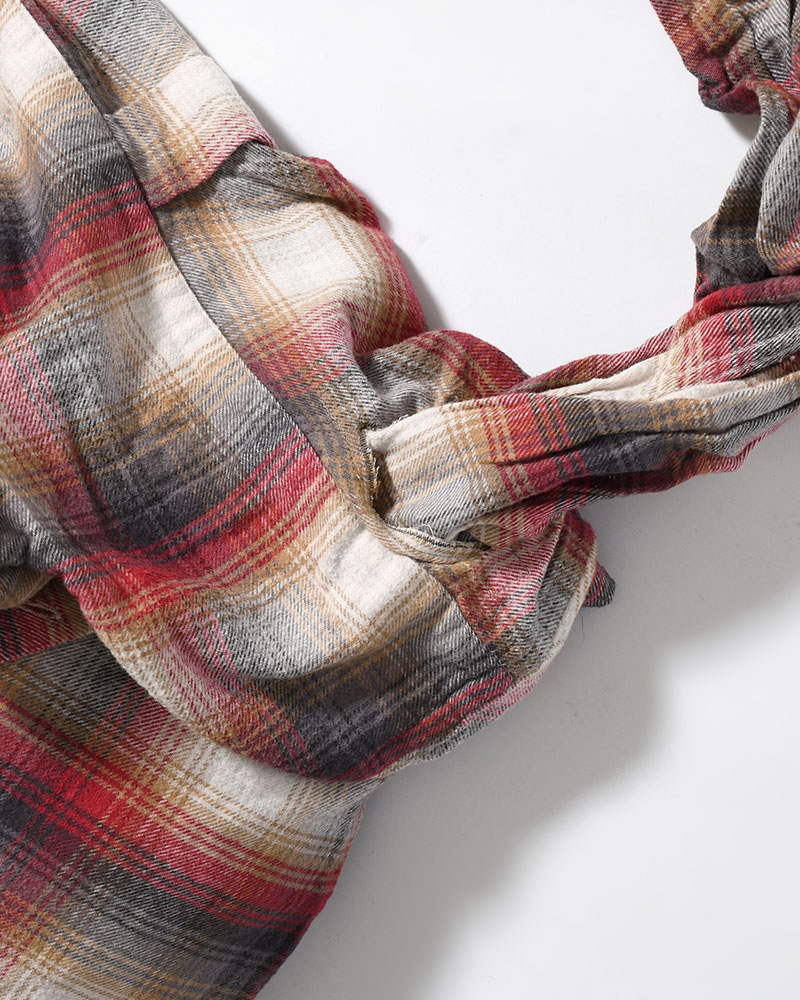 REWORK SHIRTS BAG -Used flannel shirts -TYPE:D-