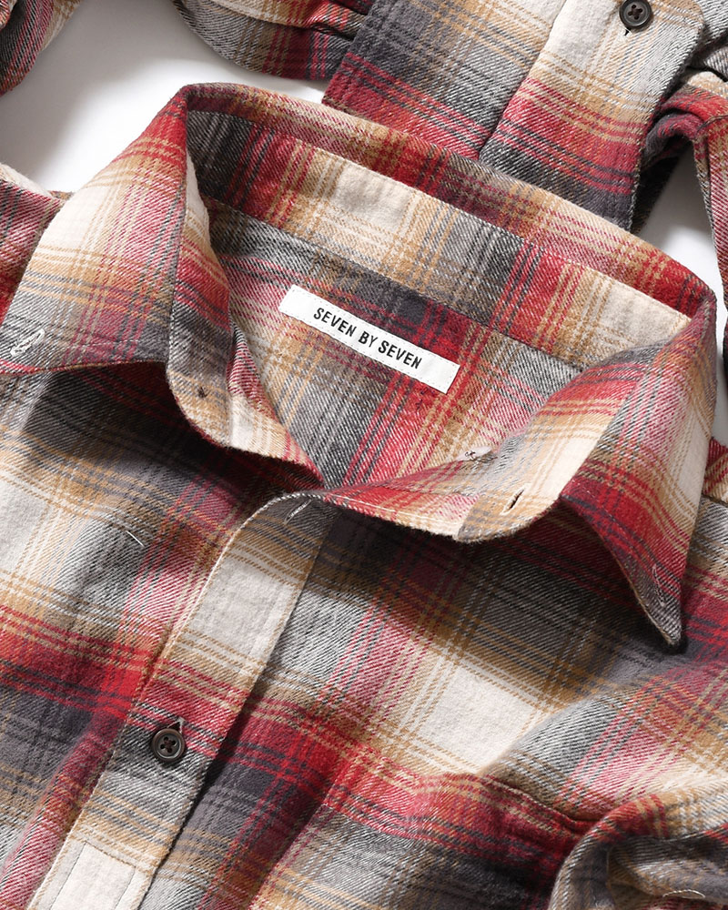 REWORK SHIRTS BAG -Used flannel shirts -TYPE:D-