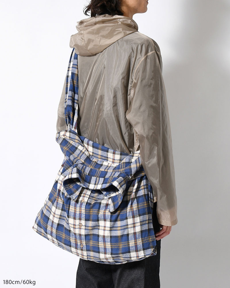 REWORK SHIRTS BAG -Used flannel shirts -TYPE:E-