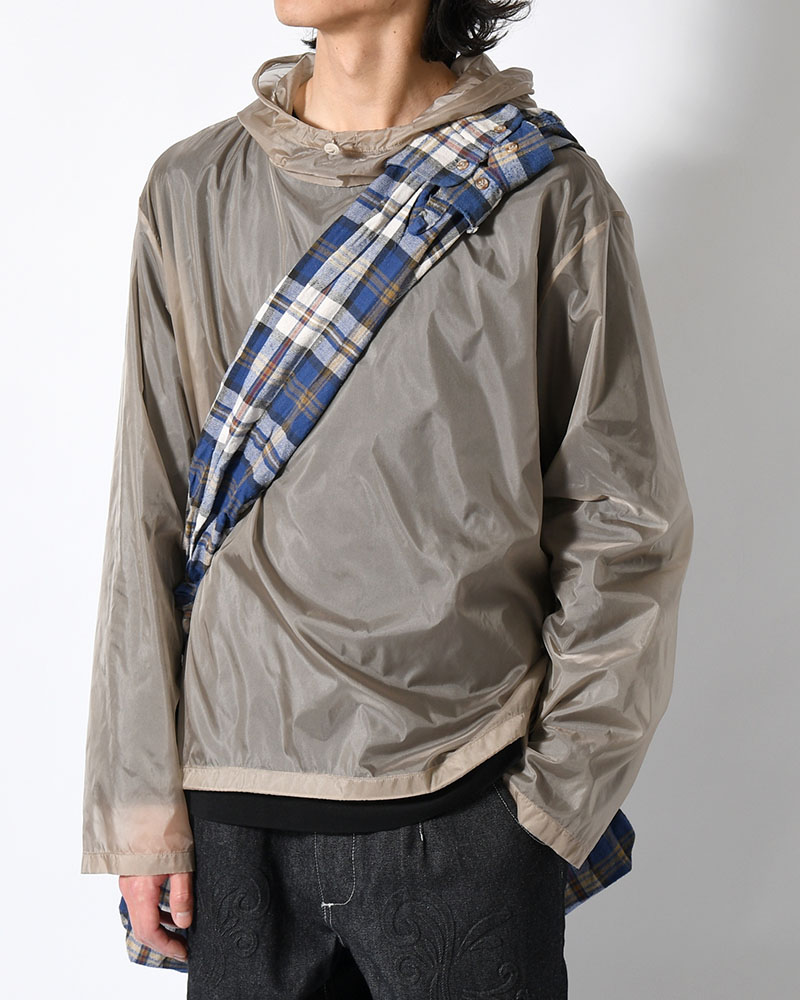 REWORK SHIRTS BAG -Used flannel shirts -TYPE:E-