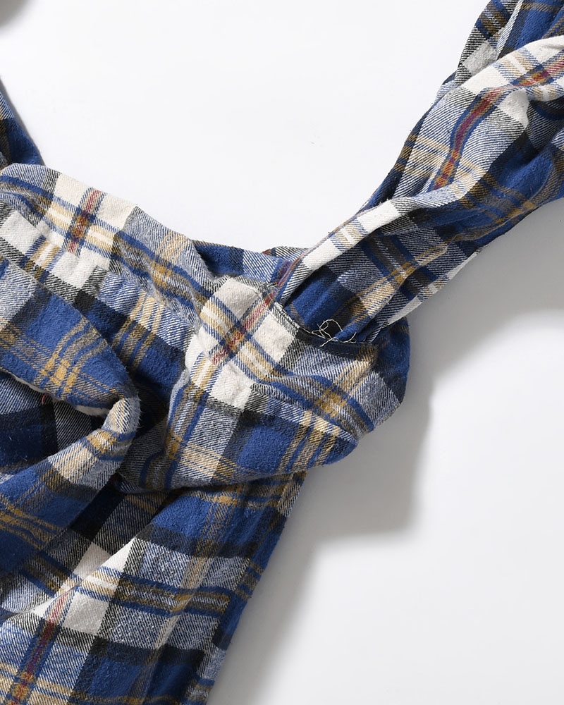 REWORK SHIRTS BAG -Used flannel shirts -TYPE:E-