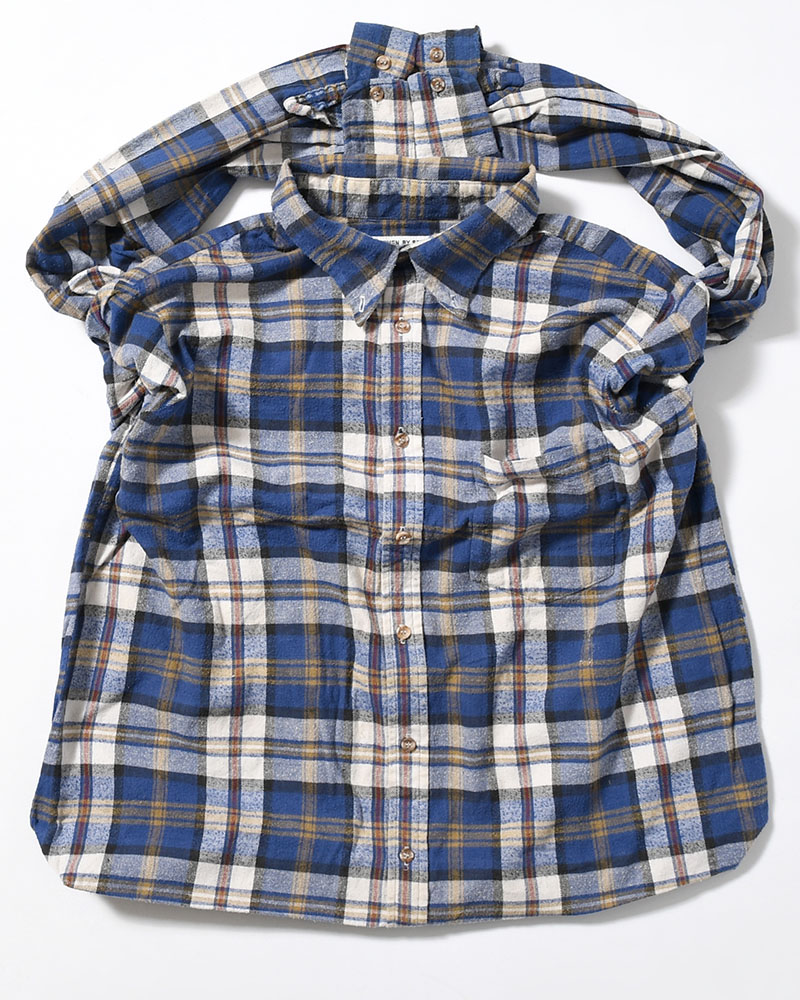 REWORK SHIRTS BAG -Used flannel shirts -TYPE:E-