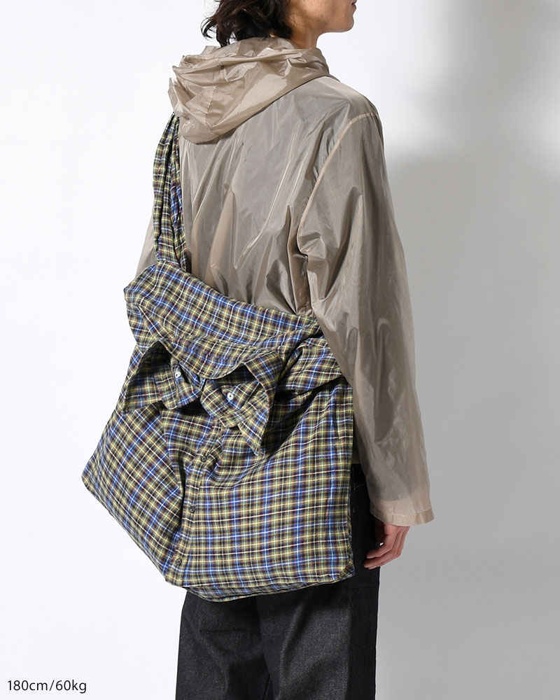 REWORK SHIRTS BAG -Used flannel shirts -TYPE:F-