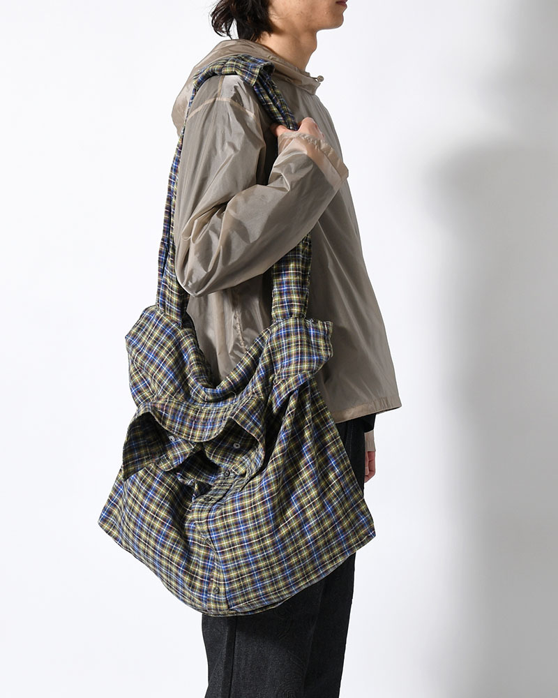 REWORK SHIRTS BAG -Used flannel shirts -TYPE:F-