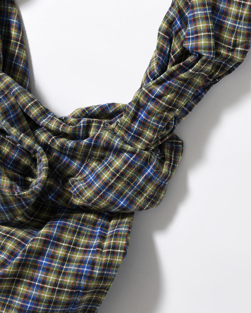 REWORK SHIRTS BAG -Used flannel shirts -TYPE:F-