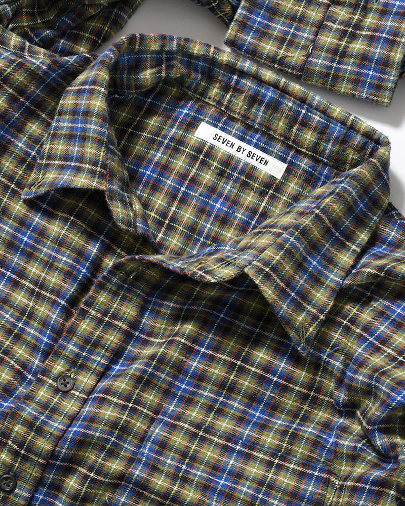 REWORK SHIRTS BAG -Used flannel shirts -TYPE:F-