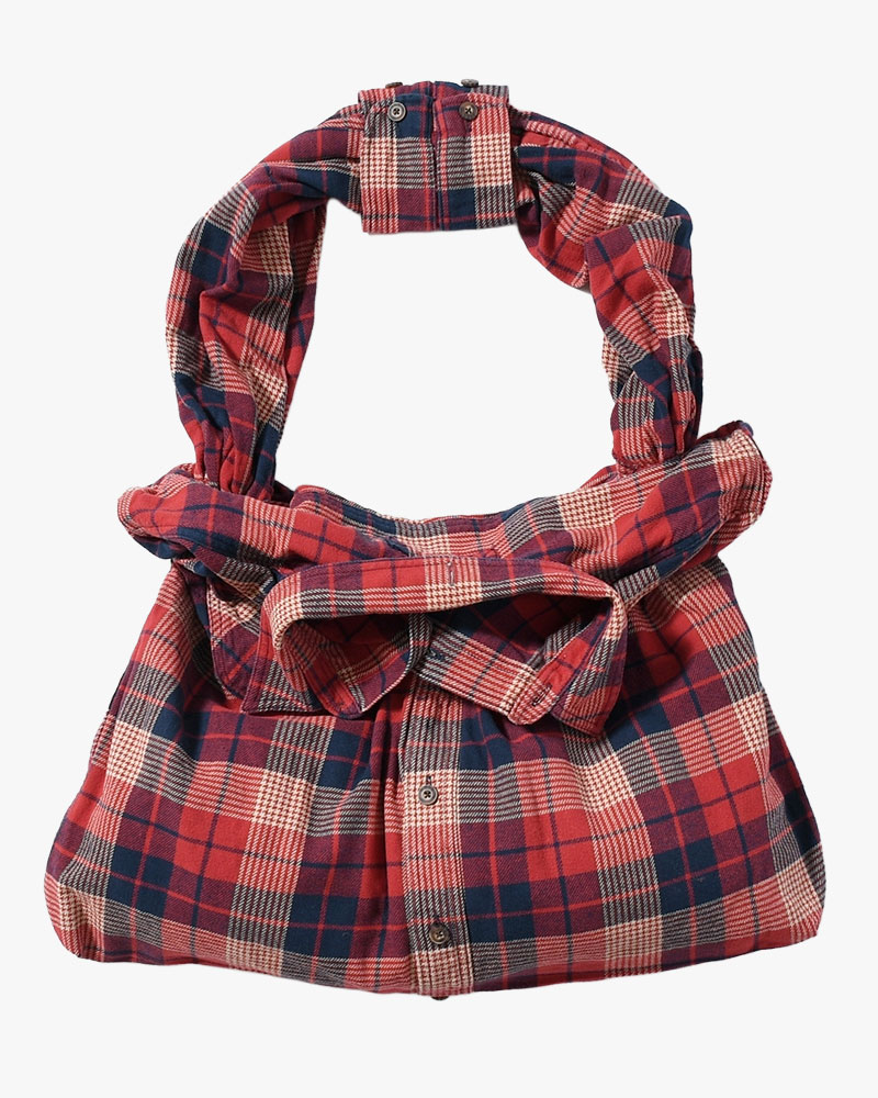 REWORK SHIRTS BAG -Used flannel shirts -TYPE:G-