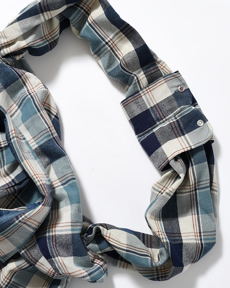REWORK SHIRTS BAG -Used flannel shirts -TYPE:H-