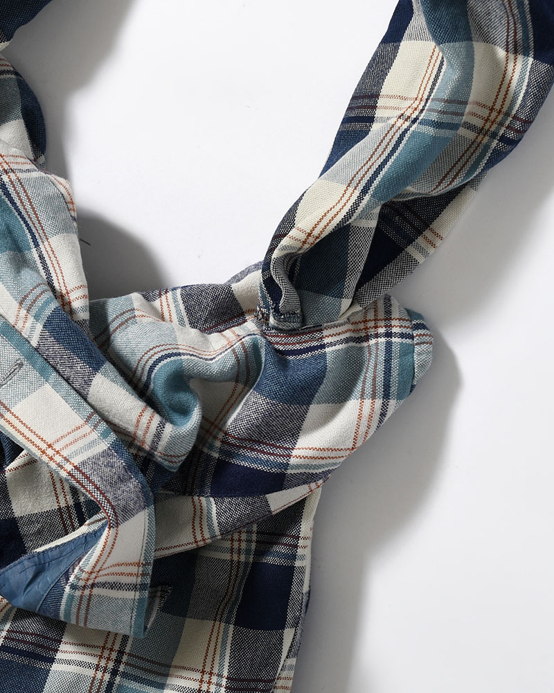 REWORK SHIRTS BAG -Used flannel shirts -TYPE:H-