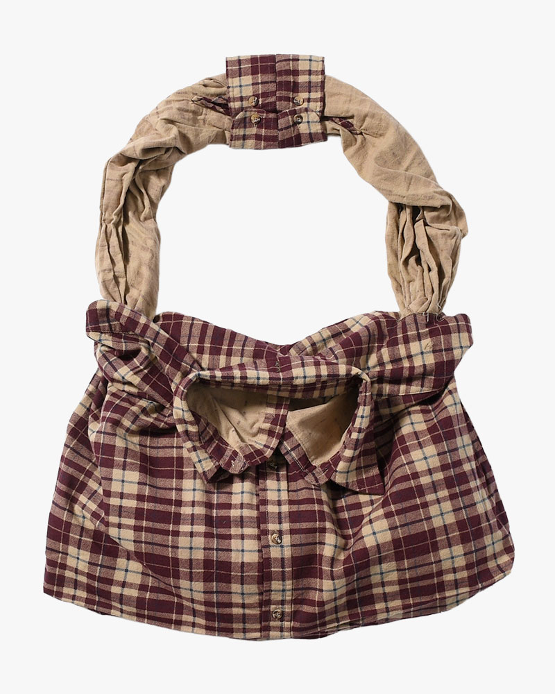 REWORK SHIRTS BAG -Used flannel shirts -TYPE:I-