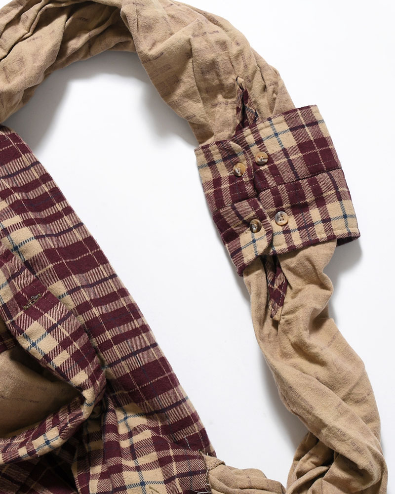 REWORK SHIRTS BAG -Used flannel shirts -TYPE:I-