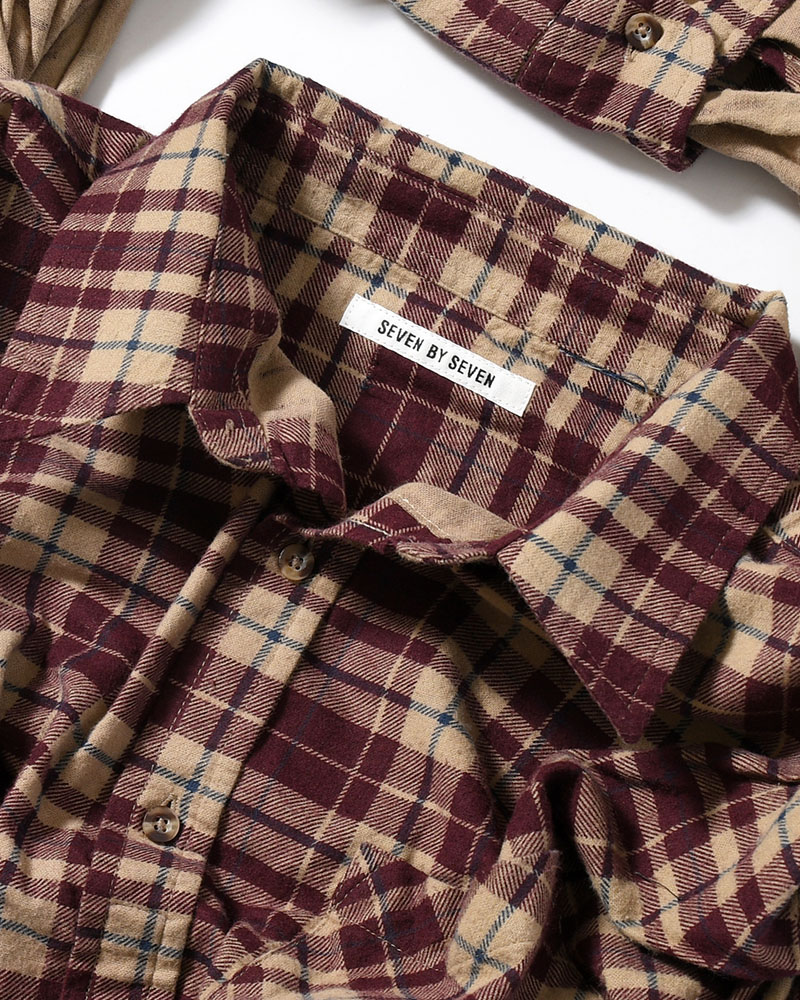 REWORK SHIRTS BAG -Used flannel shirts -TYPE:I-