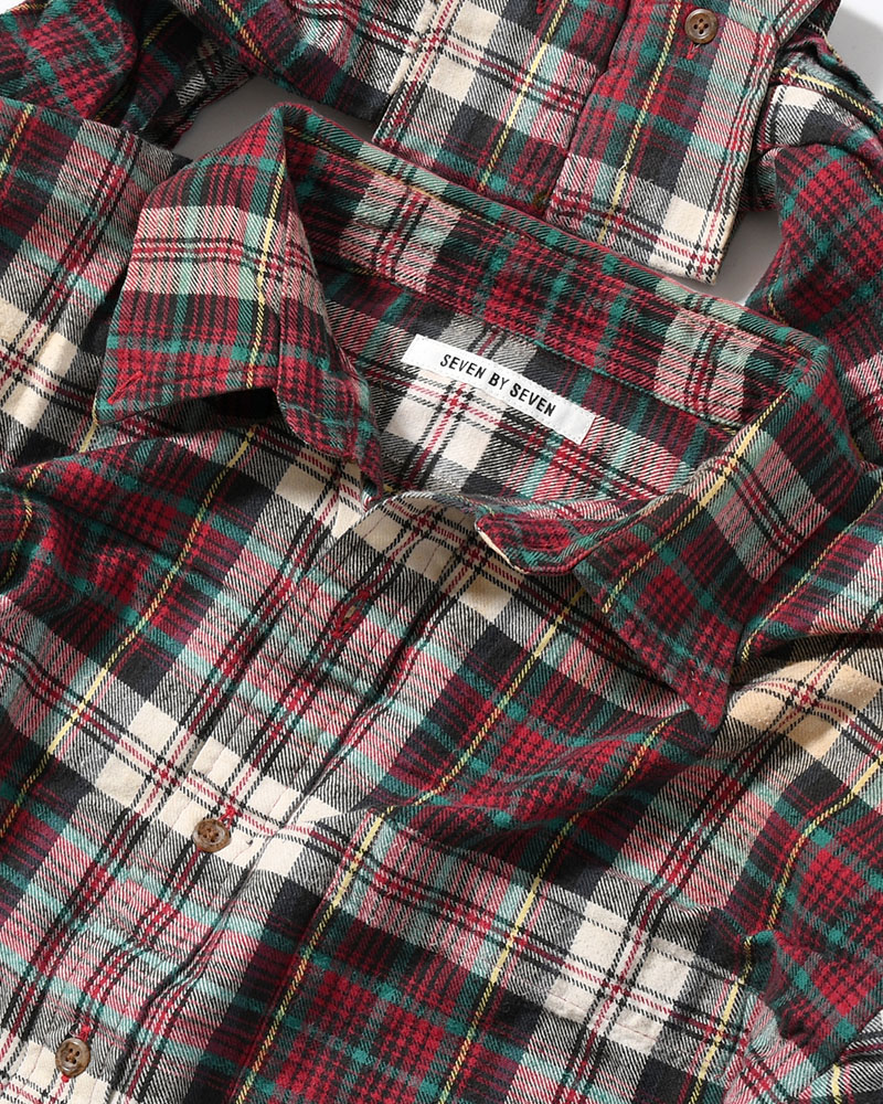 REWORK SHIRTS BAG -Used flannel shirts -TYPE:J-