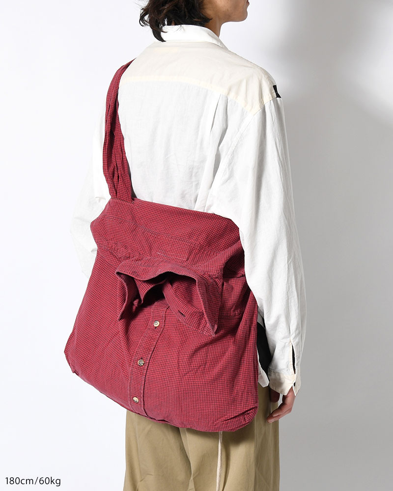 REWORK SHIRTS BAG -Used flannel shirts -TYPE:K-